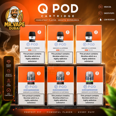 Geekvape Q Replacement Pod Cartridges (3pcs/Pack) – 2ml & 3ml Mesh Coil | Dubai, UAE