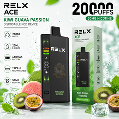 RELX Ace 20000 Puffs Disposable Vape UAE | Buy 20K Rechargeable