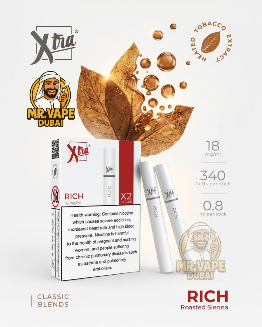 Xtra Sol Replacement Pod Sticks (2-Pack) | Mr. Vape Dubai