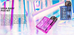 Lost Vape Ursa Baby Pod Kit 18W 2.5mlColor: Black Clear
