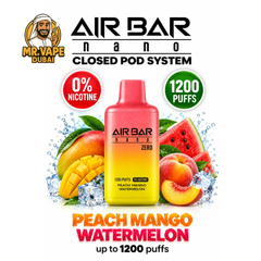 Air Bar Nano Zero 1200 Puffs (0% Nicotine) | Mr Vape Dubai