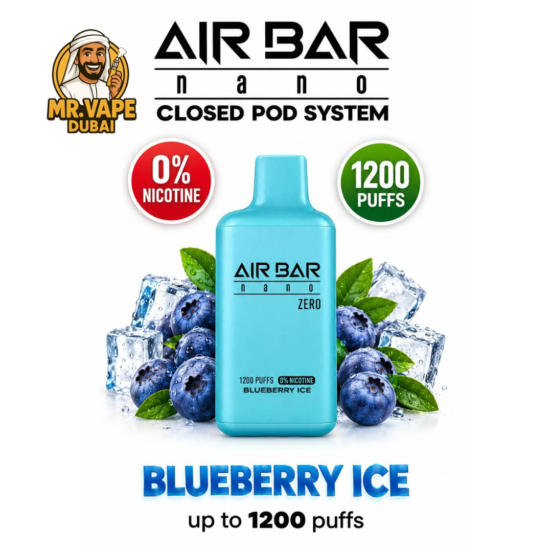 Air Bar Nano Zero 1200 Puffs (0% Nicotine) | Mr Vape Dubai