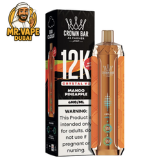 Al Fakher Crown Bar Crystal V2 12K Puffs | Mr Vape Dubai