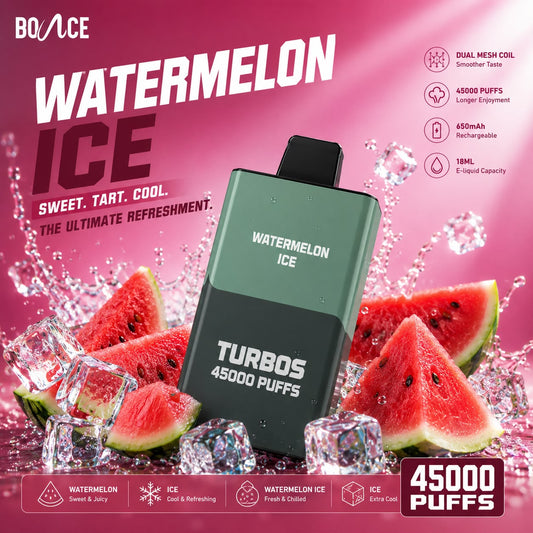 Bounce Turbos 45000 Puffs Disposable Vape | Mr Vape Dubai
