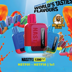Buy Nasty Bar DX1.2K 1200 Puffs Vape (20mg) | Mr Vape Dubai
