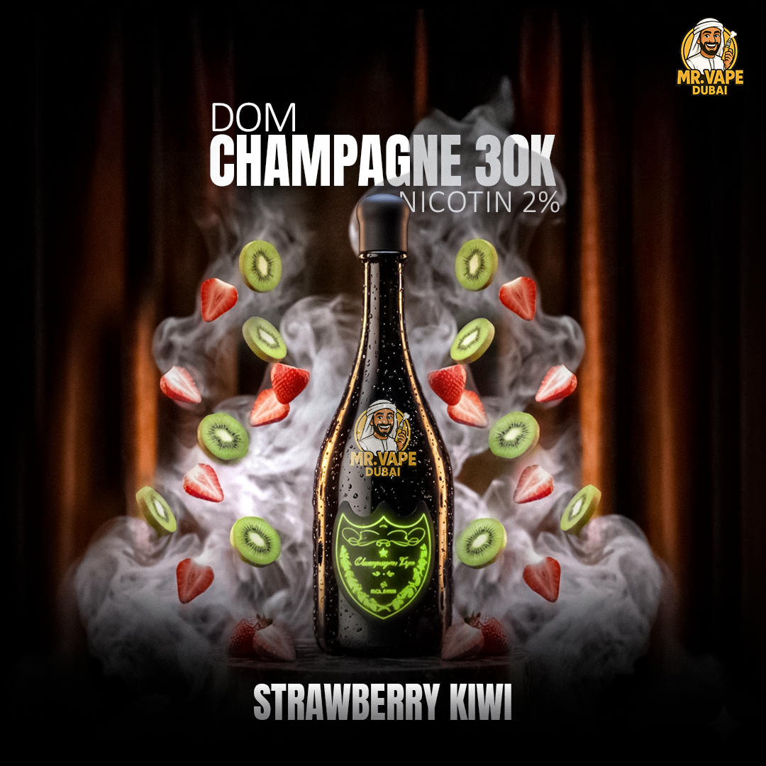 Dom Champagne 30,000 Puffs Disposable Vape | Mr Vape Dubai