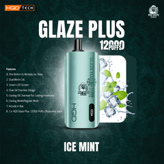 HQD Glaze Plus 12000Puffs Disposable Vape In UAE