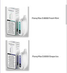 FLONQ MAX S RECHARGEABLE DISPOSABLE VAPES (8,000PUFFS) IN UAE