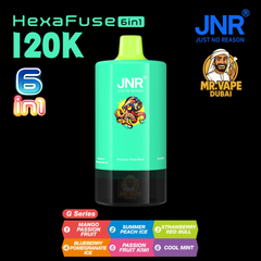 JNR HexaFuse 120K Puffs Vape Dubai | Buy 6in1 Vape UAE