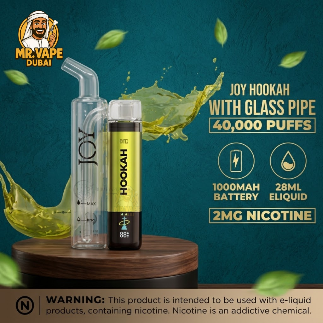JOY Hookah (2 pcs) 40,000 Puffs DTL Combo | Mr Vape Dubai