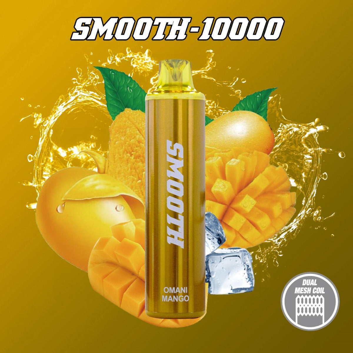 SMOOTH 10000 Puffs 20mg Disposable Vape with Dual Mesh Coil and USB-C Charging in Dubai UAE