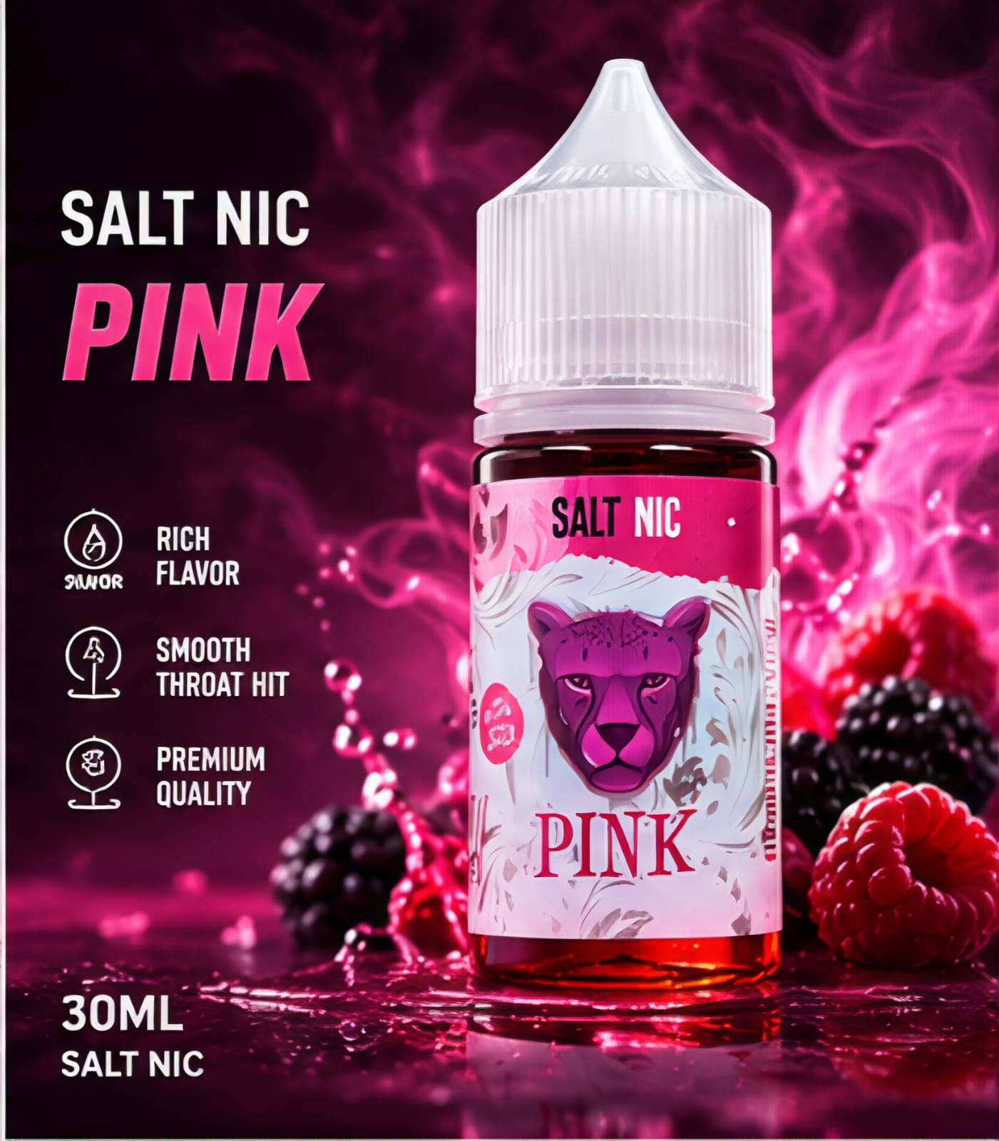 The Panther Series Salt Nic 30m
