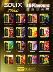 Hayati Solix 30000 Puffs 50MG Nicotine Disposable Vape in UAE