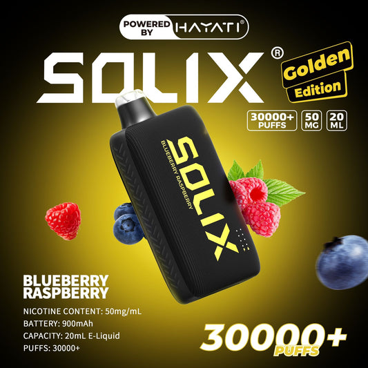 Hayati Solix 30000 Puffs 50MG Nicotine Disposable Vape in UAE