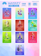 HAYATI Pro Max 4000 Puffs Disposable Vape in UAE