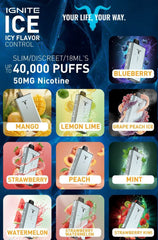 Ignite Ice 40K Puffs Disposable Vape in UAE