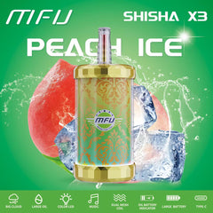 MFU SHISHA X3 Hookah 150000 Puffs Disposable Vape in Dubai