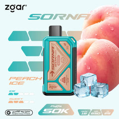 ZGAR Sorna 50000 Puffs Disposable Vape 18mg In Dubai