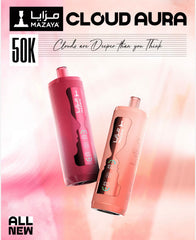 Mazaya Cloud AURA 50000 Puffs Disposable Vape 6mg in UAE