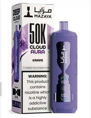 Mazaya Cloud AURA 50000 Puffs Disposable Vape 6mg in UAE