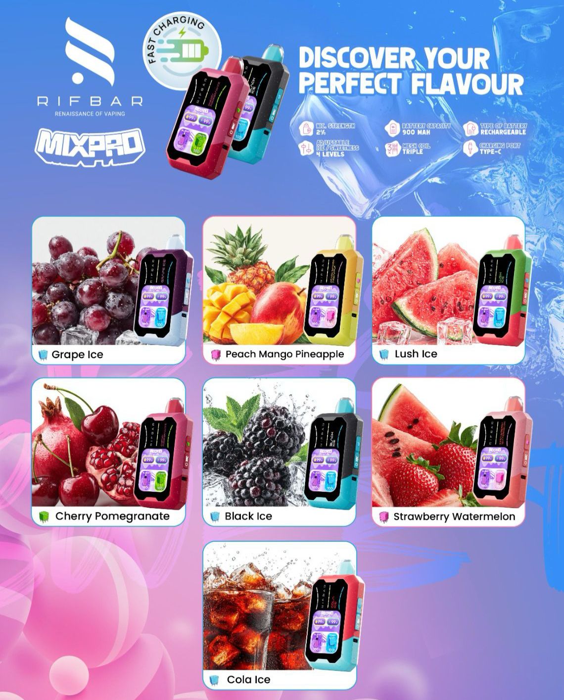 Rifbar Mix Pro 40000 Disposable Vape