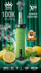 Xtra Sultan Shisha 100,000 Puffs Vape Mr Vape Dubai