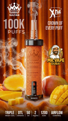 Xtra Sultan Shisha 100,000 Puffs Vape Mr Vape Dubai