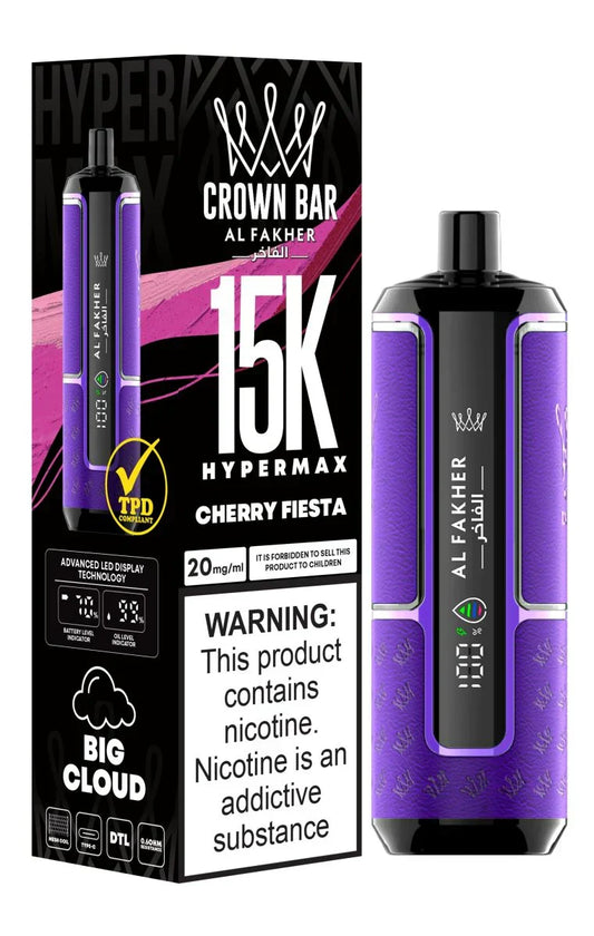 Al Fakher Crown Bar 15000 Dubai | Hypermax DTL Vape UAE