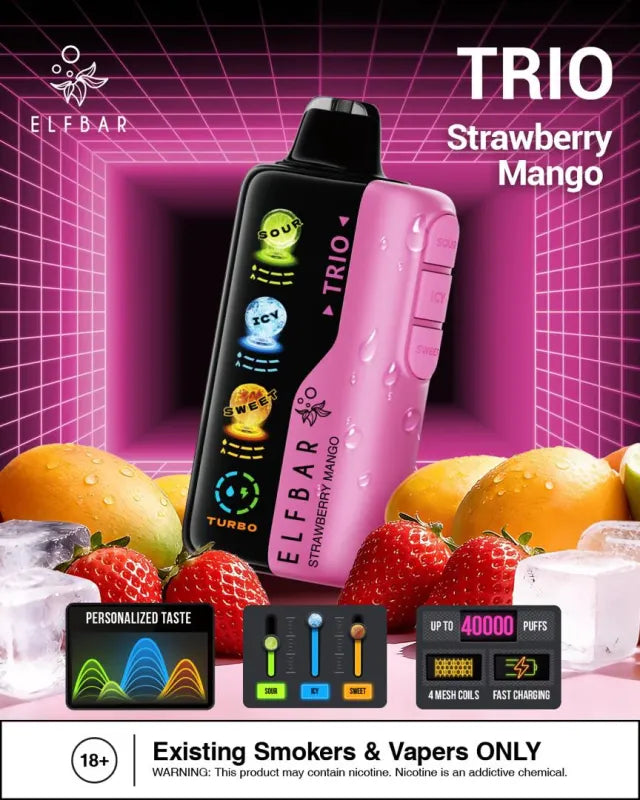 ELFBAR TRIO 40000 Puffs Disposable Vape | Dubai UAE