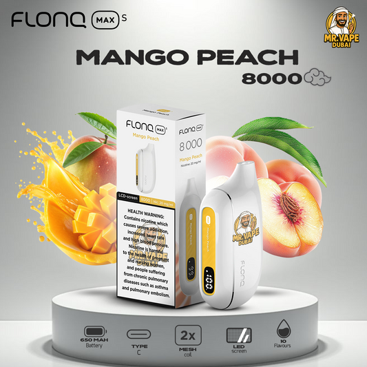 FLONQ MAX S RECHARGEABLE DISPOSABLE VAPES (8,000PUFFS) IN UAE