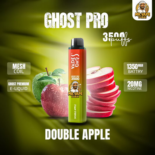 VAPES BAR - GHOST PRO 3500 PUFFS DISPOSABLE VAPE IN UAE