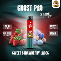VAPES BAR - GHOST PRO 3500 PUFFS DISPOSABLE VAPE IN UAE