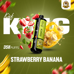 Kief King 35000 Puffs Disposable Vape 3mg In Dubai
