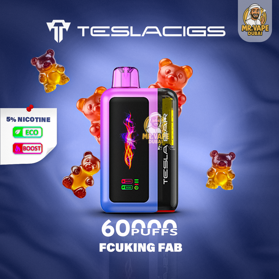Teslacigs Tesla Bar 60,000 Dubai | Buy 60k Puffs Vape UAE