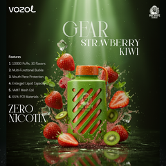 Vozol Gear 10000 Puffs Disposable Vape Zero Nicotine in Dubai