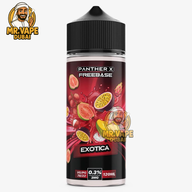 Dr Vapes Panther X Freebase 120ml 3mg e-liquid