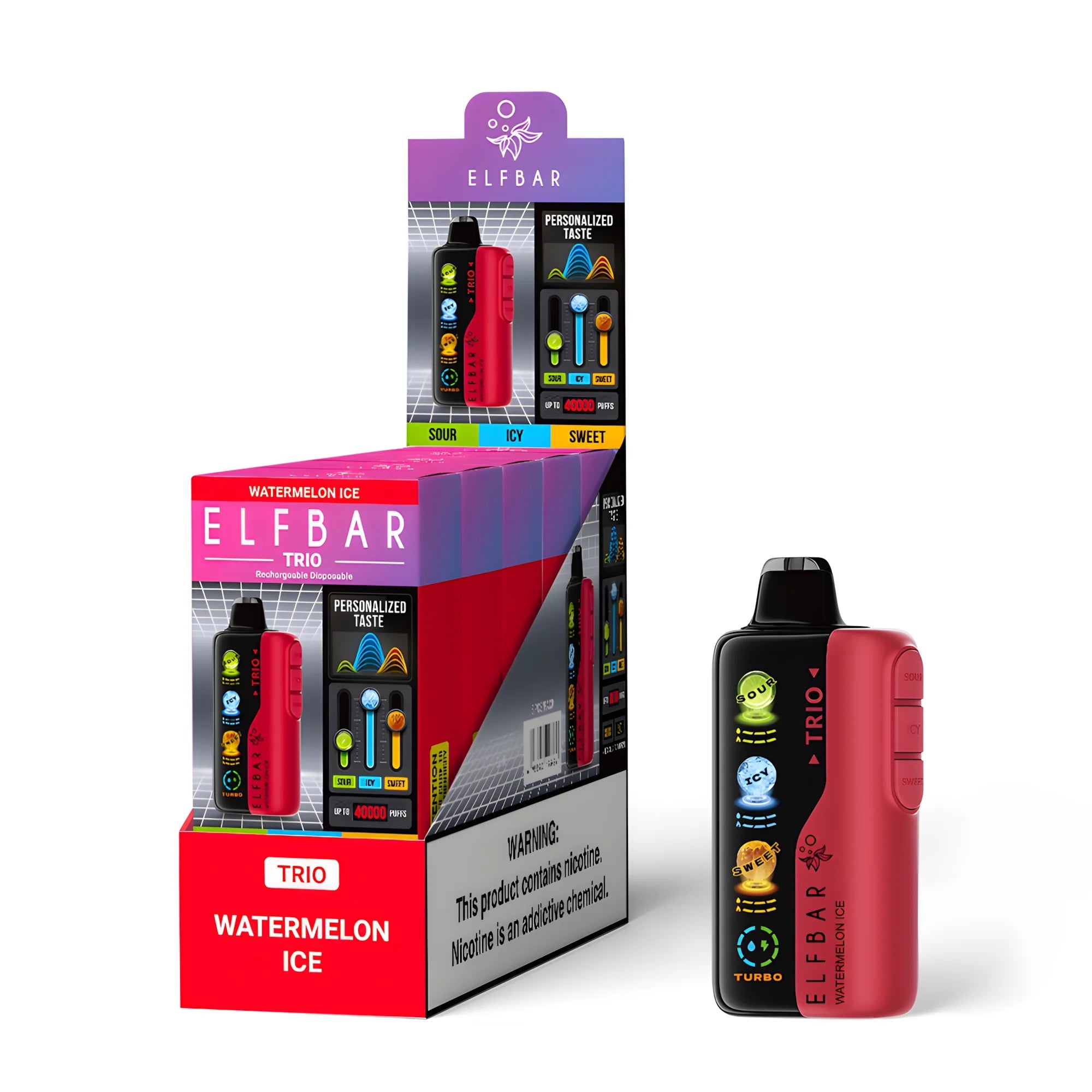 ELFBAR TRIO 40000 Puffs Disposable Vape | Dubai UAE