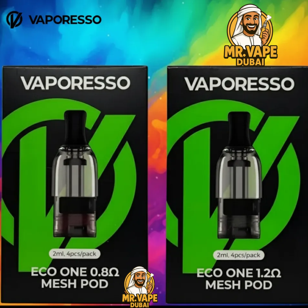 Vaporesso ECO ONE Mesh Pod Cartridge – 2ml, 4pcs Pack (0.8Ω / 1.2Ω) | Buy in Dubai, UAE