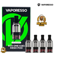Vaporesso ECO ONE Mesh Pod Cartridge – 2ml, 4pcs Pack (0.8Ω / 1.2Ω) | Buy in Dubai, UAE