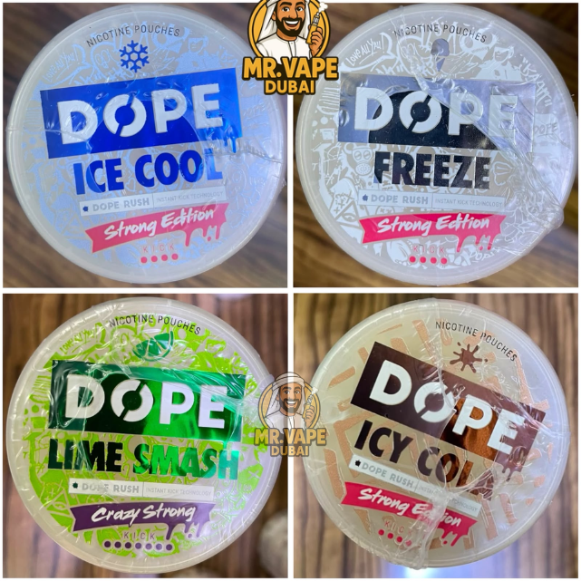 DOPE Nicotine Pouches Dubai | Strong & Crazy Strong UAE