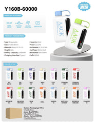 AAOK 60000 Puffs Disposable Vape | Mr vape 