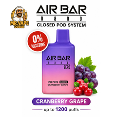 Air Bar Nano Zero 1200 Puffs (0% Nicotine) | Mr Vape Dubai