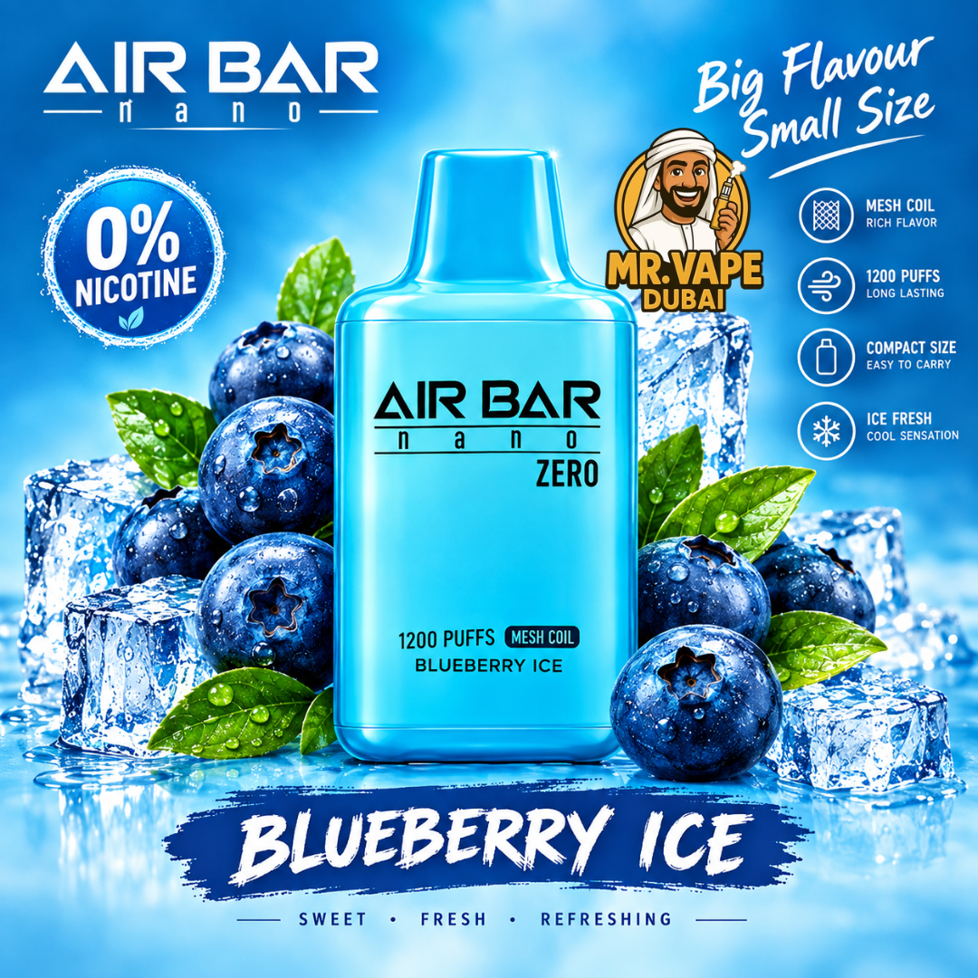 Air Bar Nano Zero 1200 Puffs (0% Nicotine) | Mr Vape Dubai