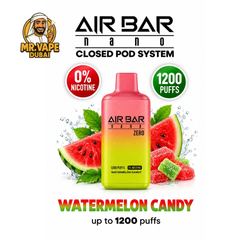 Air Bar Nano Zero 1200 Puffs (0% Nicotine) | Mr Vape Dubai