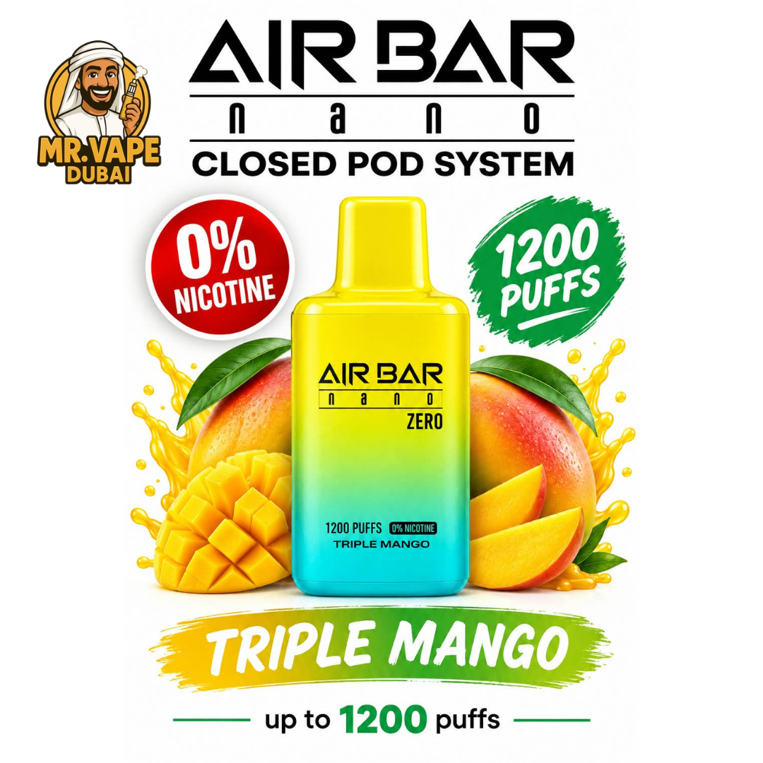 Air Bar Nano Zero 1200 Puffs (0% Nicotine) | Mr Vape Dubai