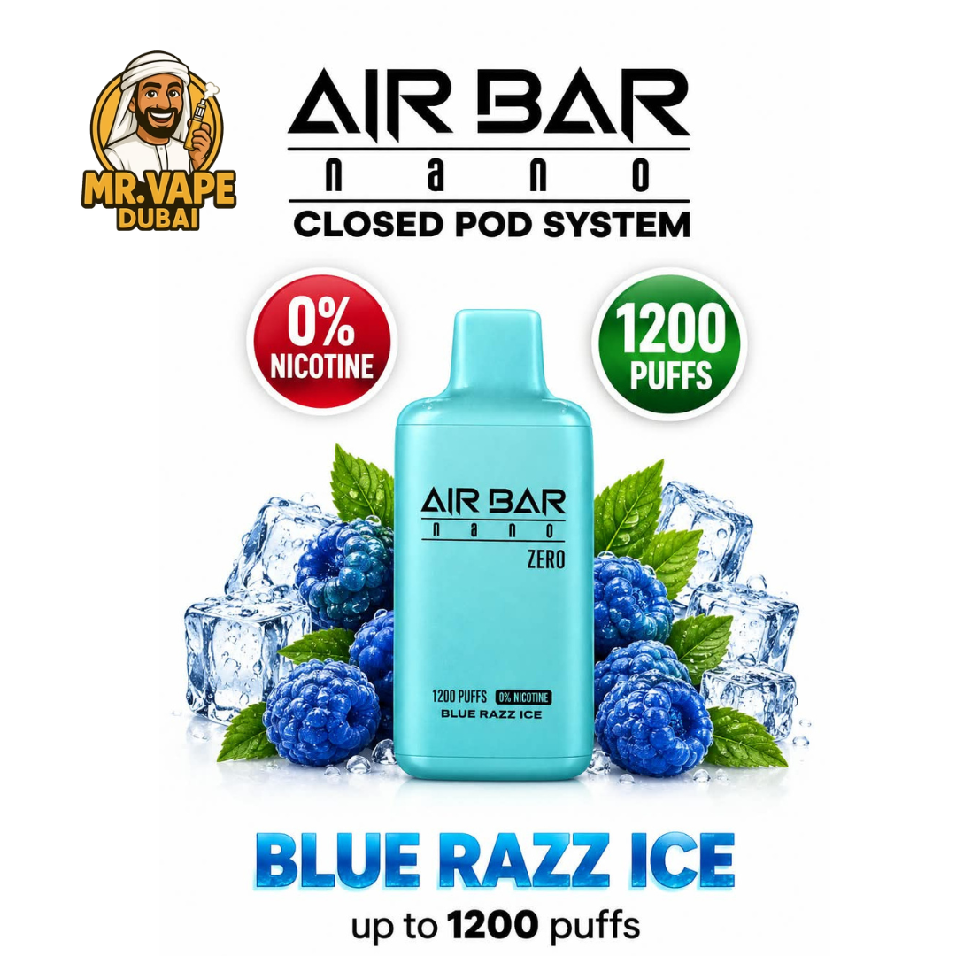 Air Bar Nano Zero 1200 Puffs (0% Nicotine) | Mr Vape Dubai