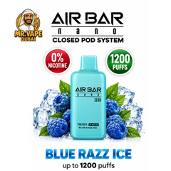 Air Bar Nano Zero 1200 Puffs (0% Nicotine) | Mr Vape Dubai