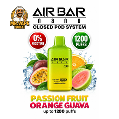 Air Bar Nano Zero 1200 Puffs (0% Nicotine) | Mr Vape Dubai