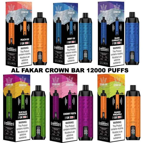 Al Fakher Crown Bar 12000 Puffs | 5mg Vape UAE