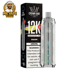 Al Fakher Crown Bar Crystal V2 12K Puffs | Mr Vape Dubai
